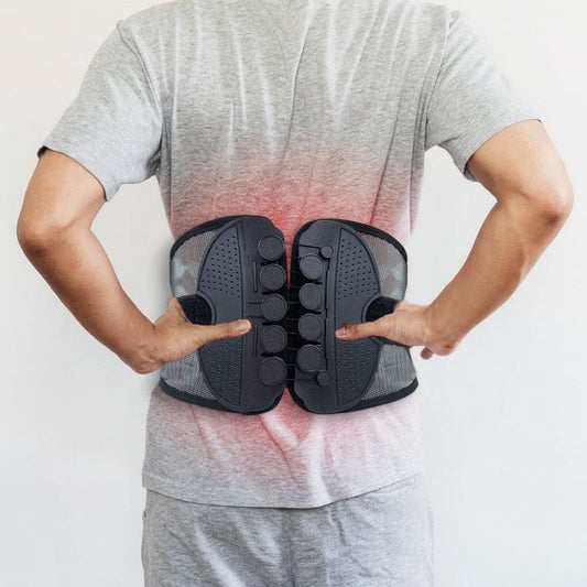 حزام دعم الظهر لتخفيف آلام أسفل الظهر - حزام دعم الظهر للنساء والرجال | حزام دعم أسفل الظهر والقطنية قابل للتهوية